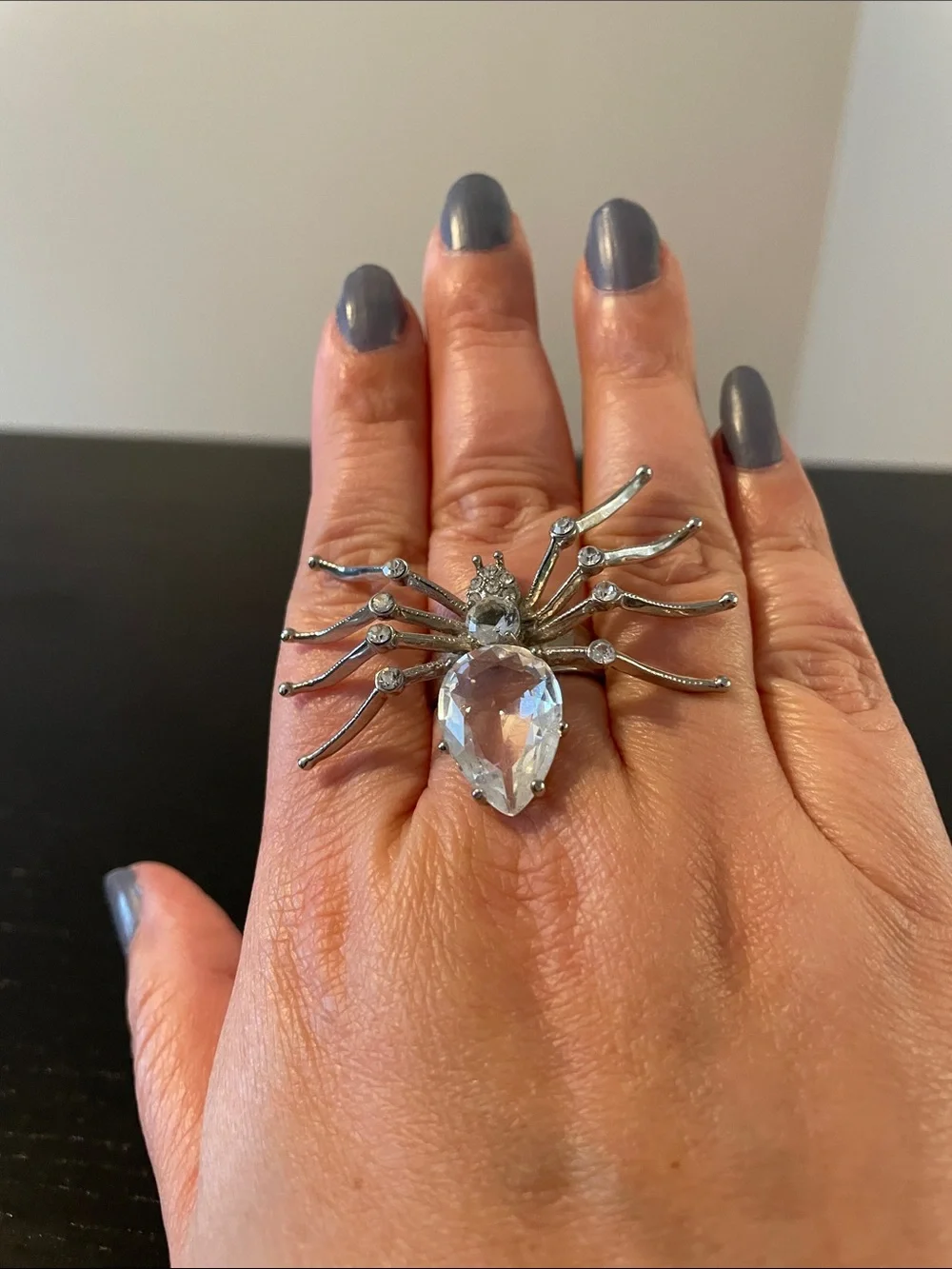 Silver spider ring - Picture 4 of 6